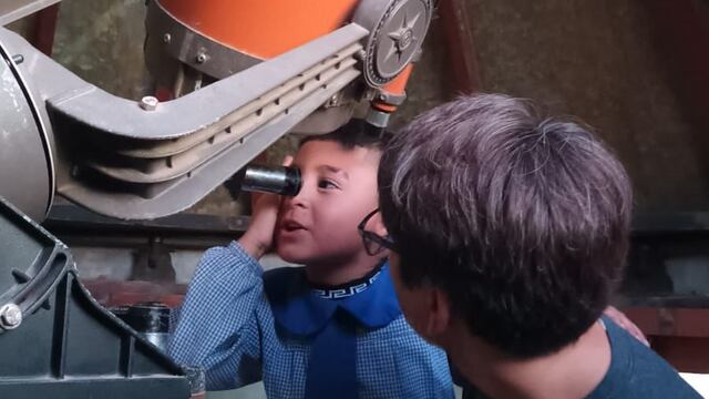 El Jardín de Infantes N° 5 "Federico Fröebel" realizó una visita al Observatorio Municipal de Rafaela