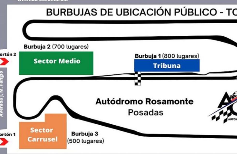 El TC en Misiones será con cantidad limitada de público