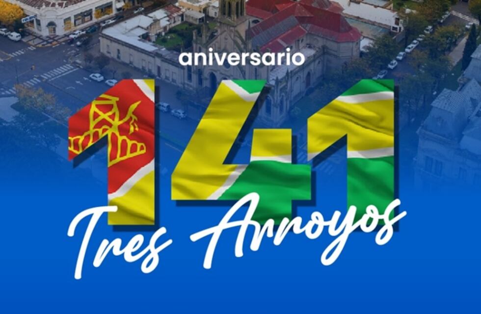 Ahyre y Los Totora en el aniversario de Tres Arroyos