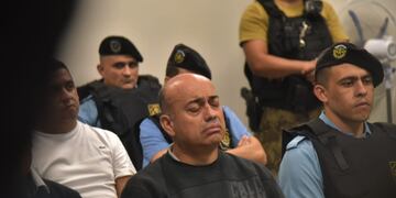 Momento de la lectura de la sentencia por el crimen de Valentino Blas Correas.  (Facundo Luque / La Voz)