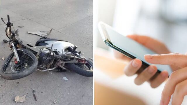 Chocó con la moto y mientras estaba “medio muerto” hizo lo menos pensado