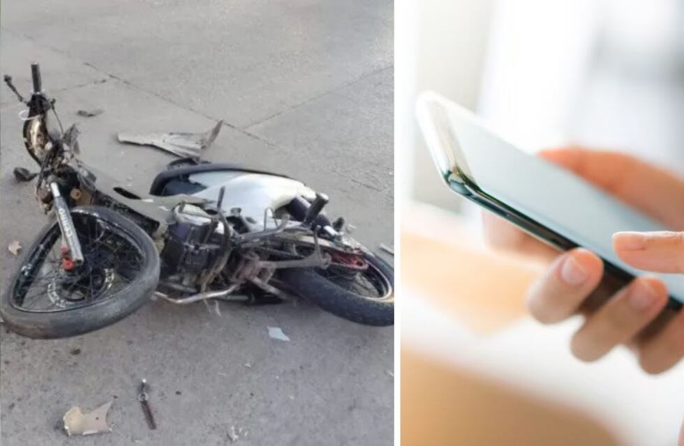 Chocó con la moto y mientras estaba “medio muerto” hizo lo menos pensado