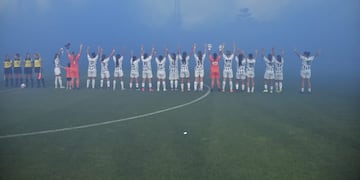 La final del reducido del femenino de Talleres ante Newell's, con 10 mil personas en cancha (Facundo Luque / La Voz).