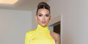 Agus Gandolfo, la esposa de Lautaro Martínez, jugó al límite de la censura con un outfit que sorprendió a todos