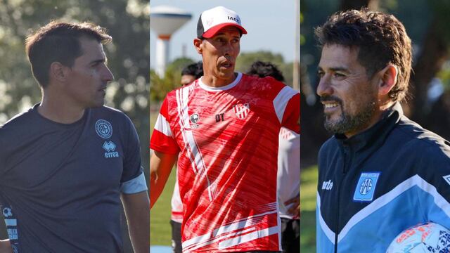 Guillermo Farré, Lucas Bovaglio y Seferino “Chepe” Flores son los DT que arrancarán dirigiendo Belgrano, Instituto y Estudiantes RC, respectivamente.