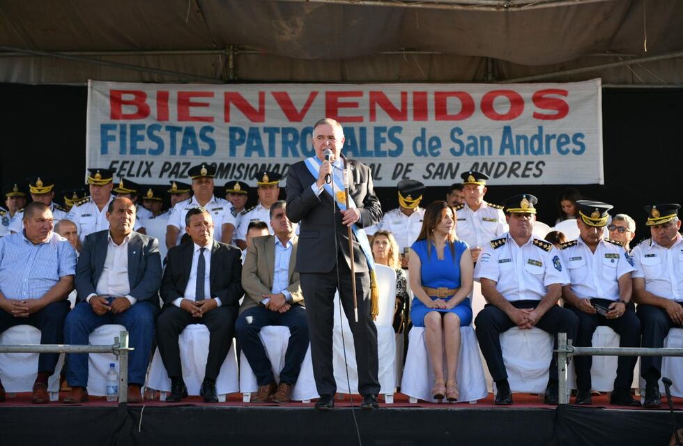 San Andrés: Jaldo presidió los festejos por el 164° aniversario de la comuna