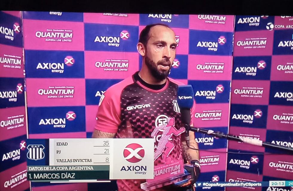 Marcos Díaz, el hombre récord de la Copa Argentina