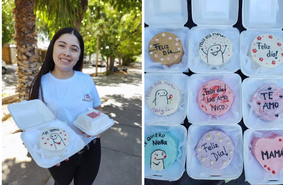 Una emprendedora de San Rafael es furor en las redes por sus tortas lunchbox