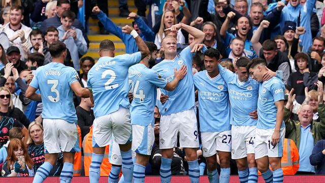 Manchester City y otro triunfo en la Premier League. (AP).
