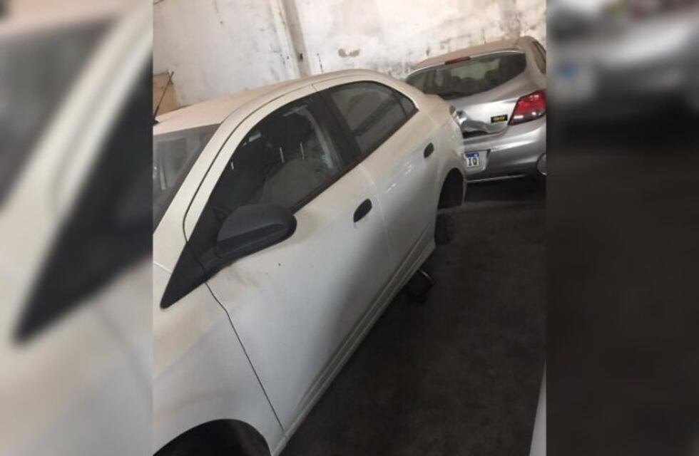 Puerto Iguazú: desmantelaron 15 vehículos de un galpón de autos en alquiler