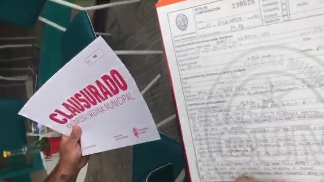 El procedimiento se llevó a cabo este sábado en Alsina y Catamarca. (@bigba_cafe)
