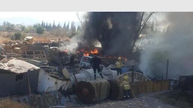 El viento Zonda provocó varios focos de incendio en la provincia de San Juan.