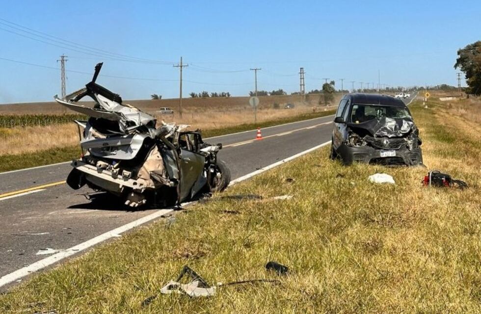 Accidente de transito fatal: dos tresarroyenses fallecidos en la Ruta 3 cerca de Cascallares