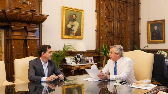 Reconciliación. "Wado" de Pedro intenta despegarse de las acusaciones "periodísticas" que señalaron su malestar con Alberto Fernández. Foto: La Voz.