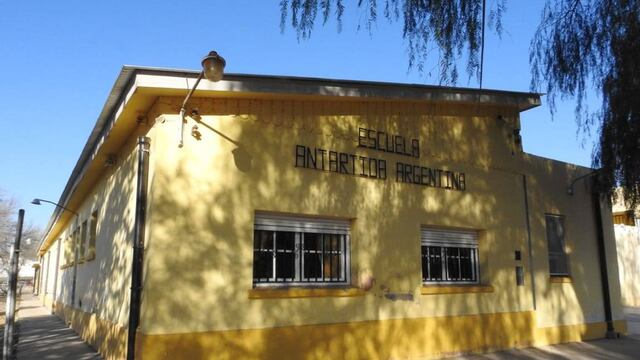 La escuela Antártida Argentina de la comuna El Manzano, en Sierras Chicas. (Gentileza Escuela Antártida Argentina)