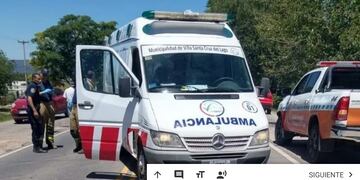 Accidente en Santa Cruz del Lago