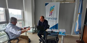 Pablo Garate se reunió con el presidente de la Unión de Emprendedores