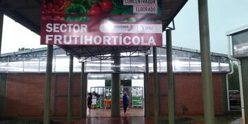 Gran concurrencia en el Mercado Concentrador de la ciudad de Eldorado.