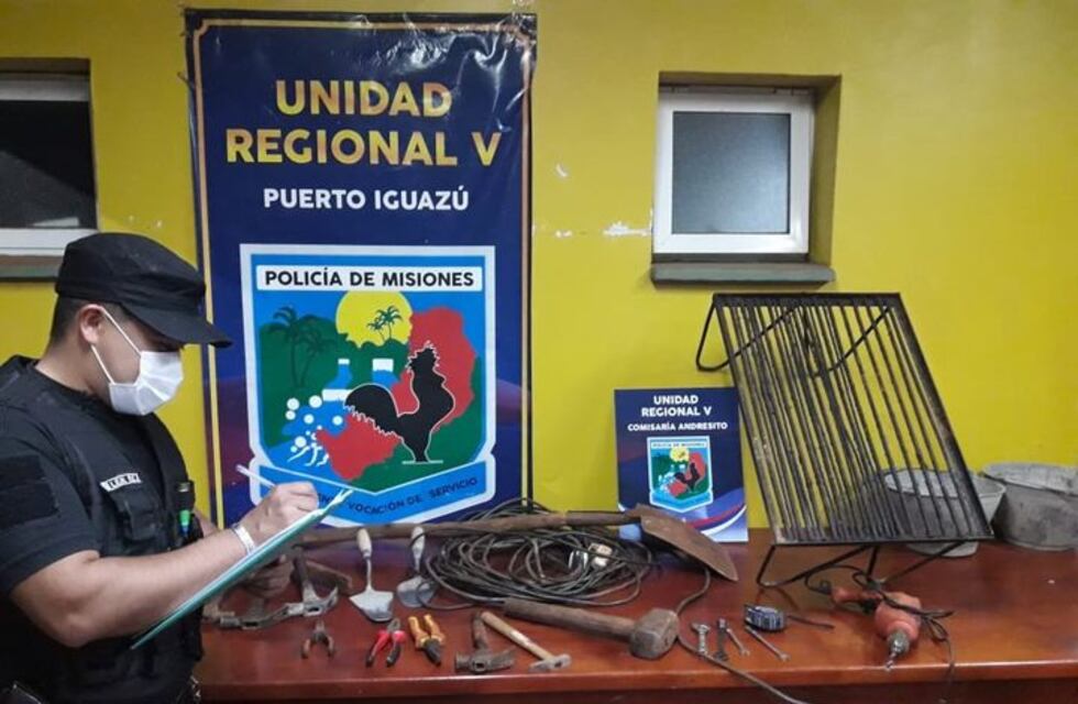 Comandante Andresito: recuperaron herramientas robadas