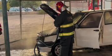 El fuego causó temor en el Hospital de Niños.