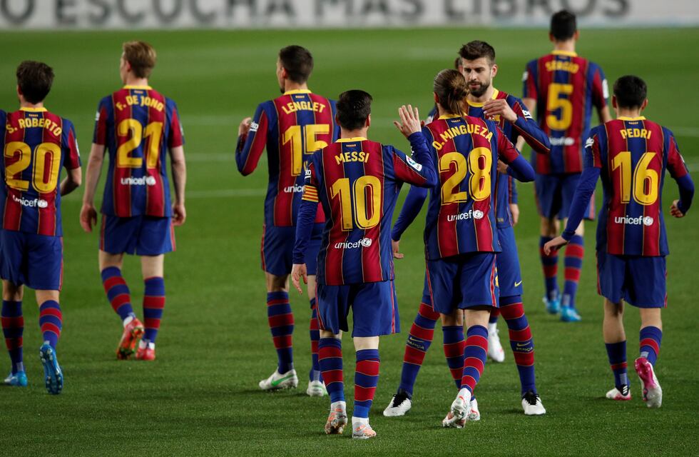 Los futbolistas de Barcelona comenzaron a despedir a Lionel Messi