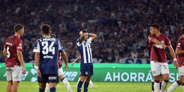 Talleres no gana en la Copa de la Liga (en la foto, derrota con Lanús como local), y eliminado en Copa Argentina. Una racha difícil de digerir.
