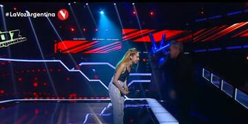 La sanjuanina Magalí entró a La Voz Argentina y eligió quedarse en el equipo de Ricardo Montaner.