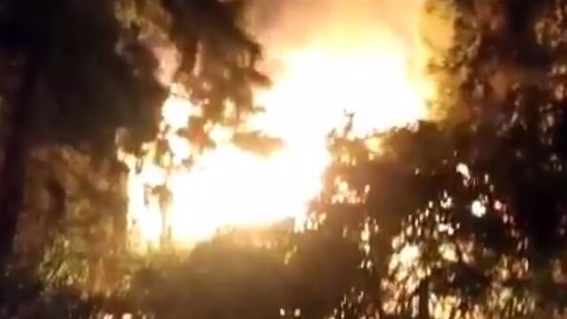 Incendio en un vagón del parque Scalabrini Ortiz