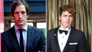 Iván de Pineda y Marcos Ginocchio en los Martín Fierro