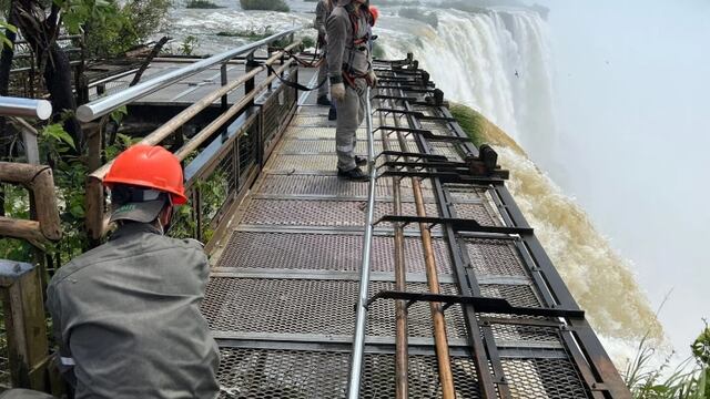 Parque Nacional Iguazú: habilitaron nuevamente la Garganta del Diablo.