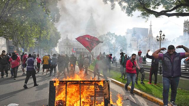 Congreso: el Gobierno reiteró el argumento de la “desestabilización” para justificar la represión (AP)