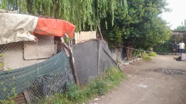 Las inmediaciones del crimen.