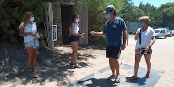 Posta Sanitaria del Ministerio de Salud en Pehuen Co