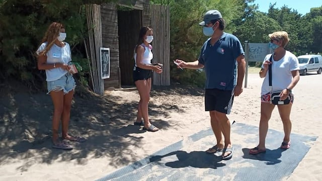 Posta Sanitaria del Ministerio de Salud en Pehuen Co