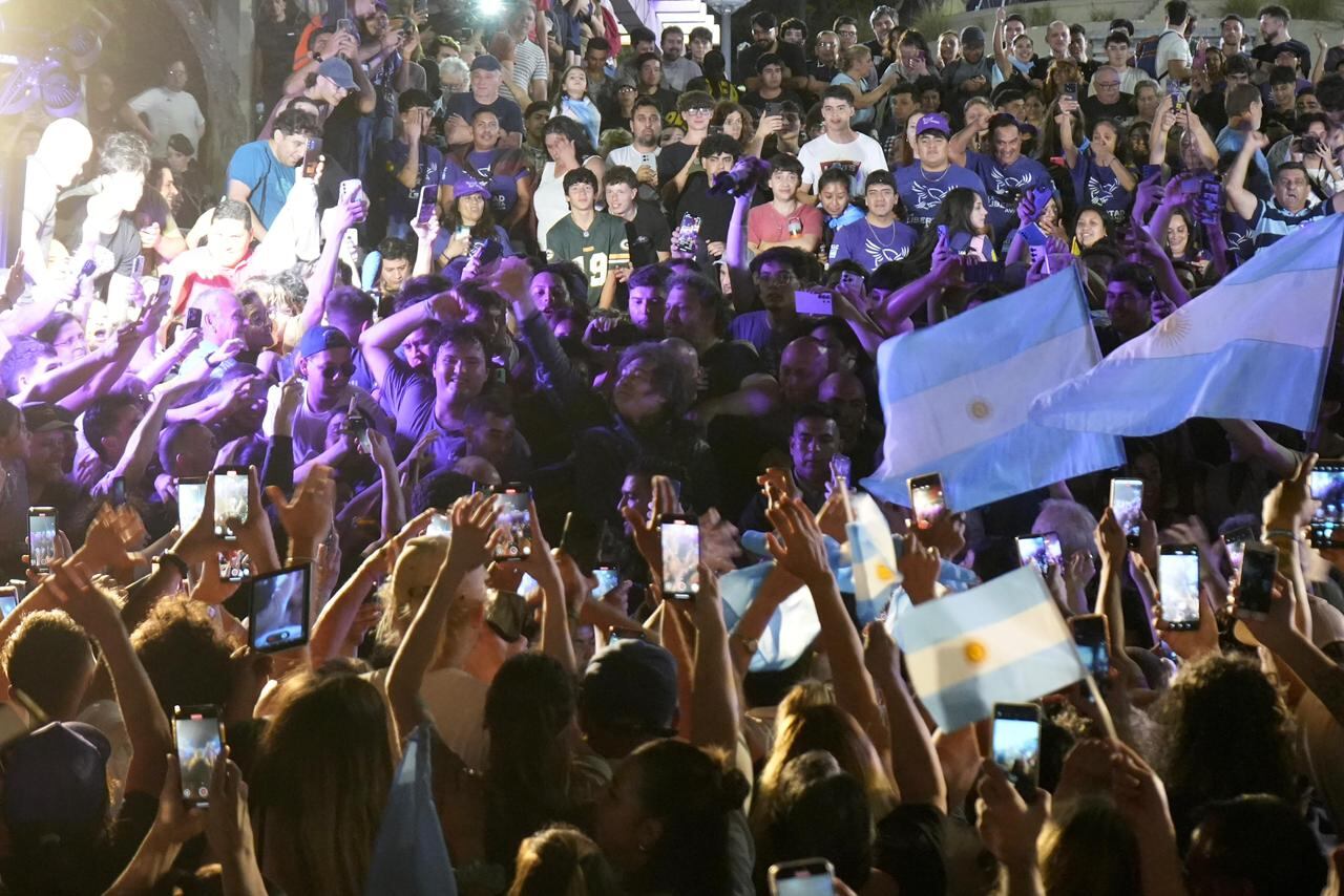 El acto de Javier Milei en el Parque Sarmiento, Córdoba. (Gentileza Prensa LLA)
