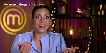 Belu Lucius y un blooper increíble. (Captura)