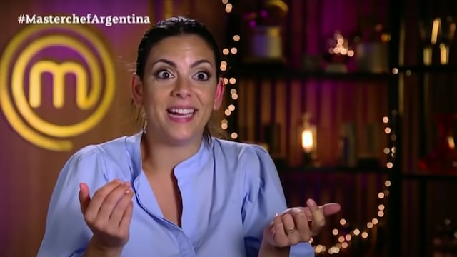 Belu Lucius y un blooper increíble. (Captura)