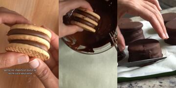 Receta viral de alfajor casero