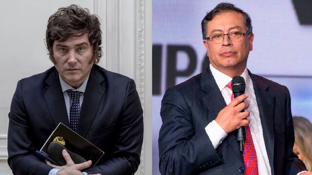Javier Milei y Gustavo Petro