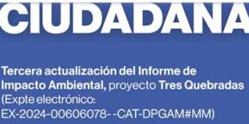 Transparencia y participación: avanza en Catamarca la consulta ciudadana por el proyecto Tres Quebradas.