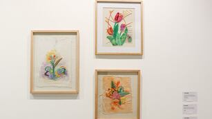 Muestra de bordados de Alberto Menardi