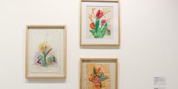 Muestra de bordados de Alberto Menardi