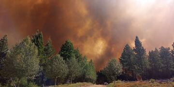 Las columnas de humo en los incendios de la Patagonia disminuyeron la visibilidad en la Ruta 40 y tuvieron que cortar un tramo entre Bariloche y El Bolsón