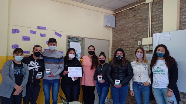 Estudiantes de la N° 654 "Nicolás Avellaneda"