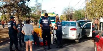 El choque fatal ocurrió pasada las 17 de este jueves en barrio Ayacucho.