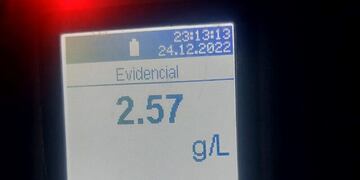Guaraní: detuvieron a un joven que conducía con 2, 54 de alcohol en sangre por la ruta 14.
