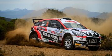 Federico Villagra, durante el Rally de Argentina 2023, que encabezó provisionalmente. El Coyote será protagonista del Rally de Jesús María, por el Sudamericano 2024.