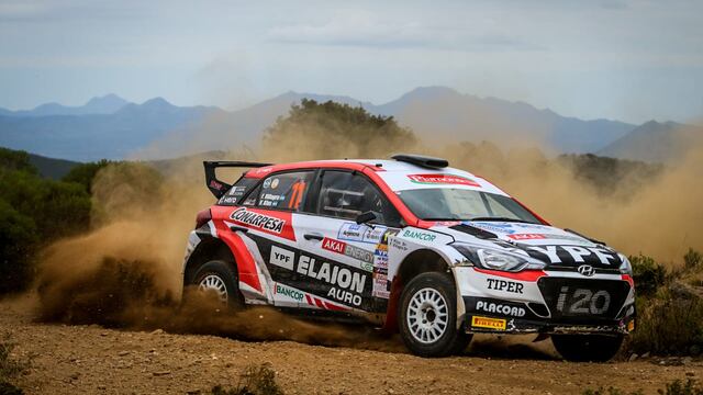 Federico Villagra, durante el Rally de Argentina 2023, que encabezó provisionalmente. El Coyote será protagonista del Rally de Jesús María, por el Sudamericano 2024.