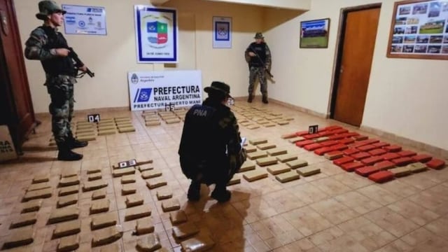 Jardín América: secuestran marihuana de contrabando.