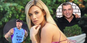 Se conocieron los audios del papá de Camila Homs amenazando a Rodrigo de Paul.